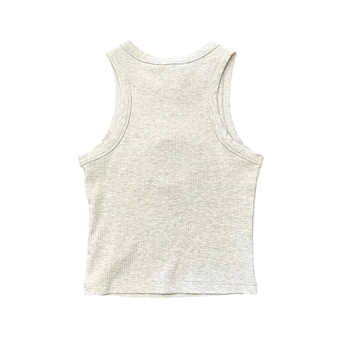 REFUGE EMBROIDERED GRAY TANK TOP 143 SMALL