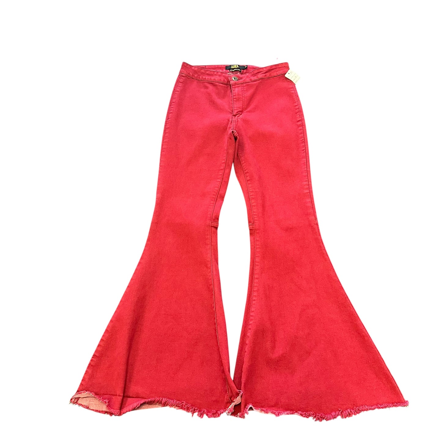 L&B RED FLARE JEANS HIGH RISE 246 SZ 4