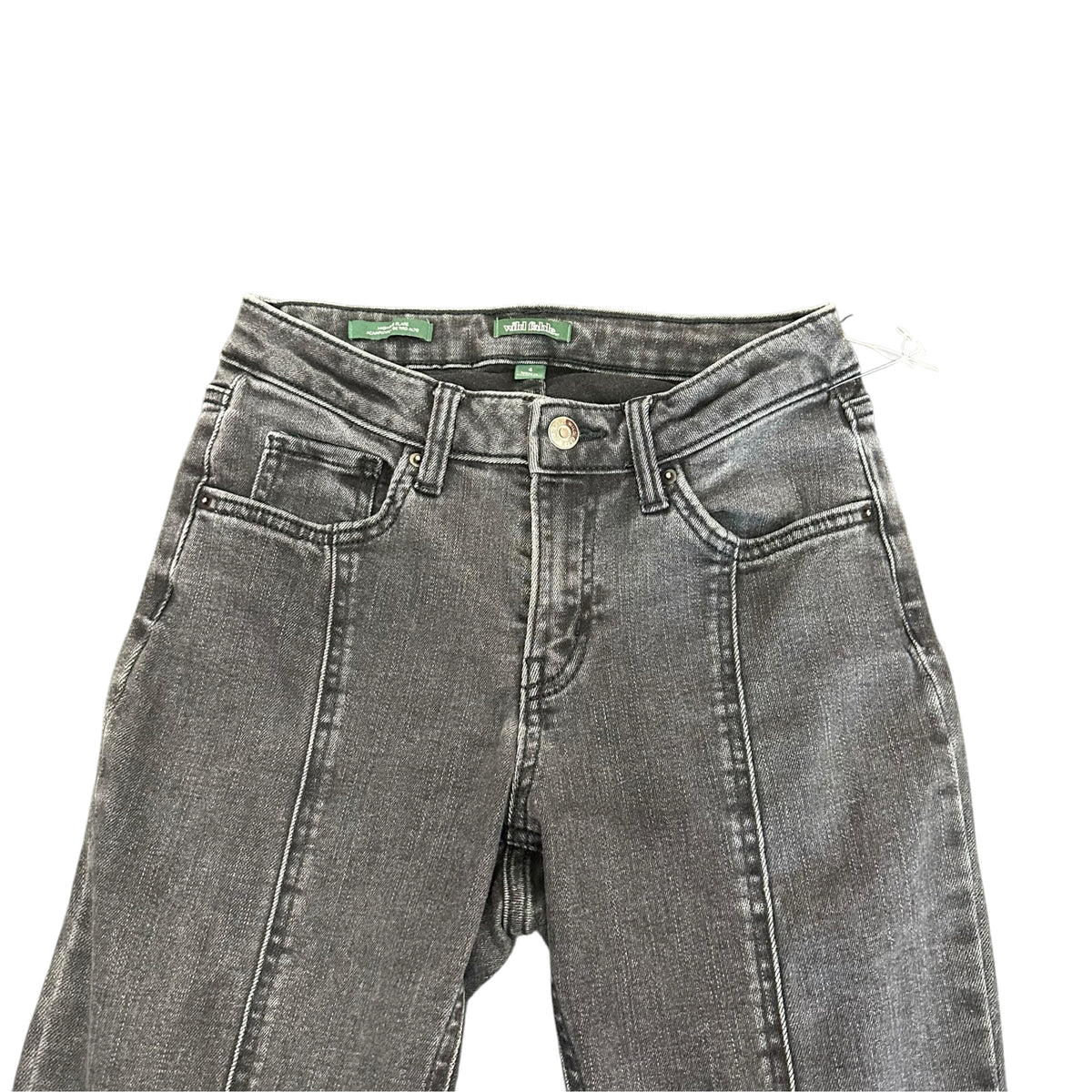 WILD FABLE BLACK DENIM JEANS HIGH RISE FLARE 289 SZ 4