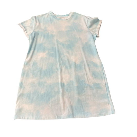 BLUE CLOUDS T-SHIRT DRESS 278 LARGE