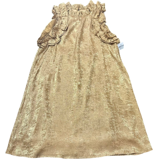 TCEC GOLDEN HOUR RUFFLE DRESS 170 SMALL