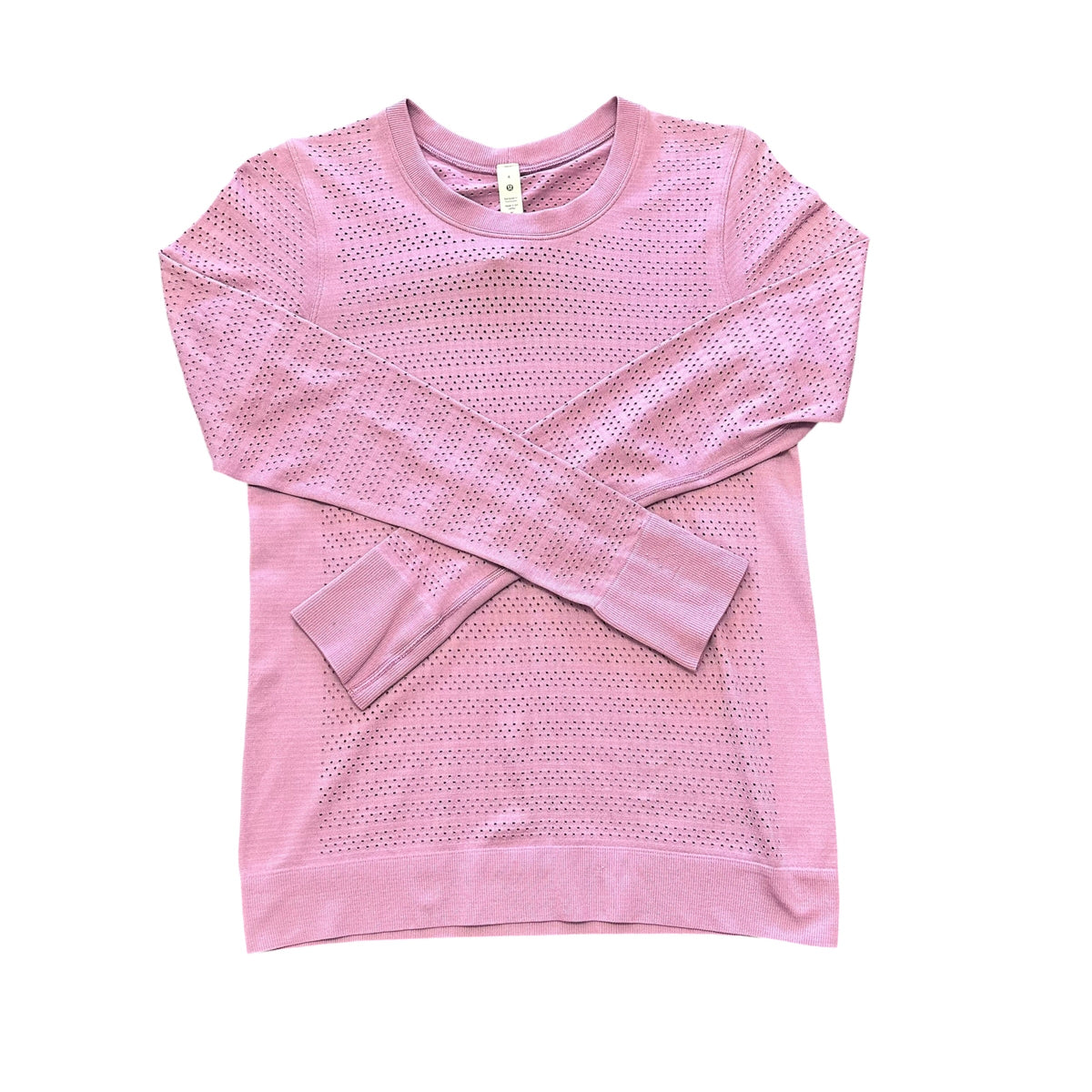 LULULEMON PURPLE ATHLETIC LONG SLEEVE SHIRT 100 SZ 4