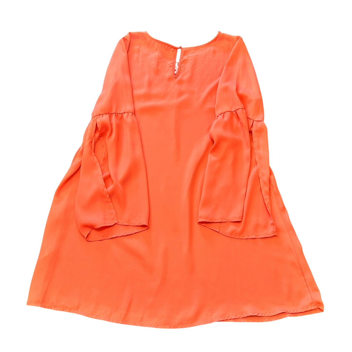 KORI SALMON CROCHET DETAIL DRESS 269 LARGE