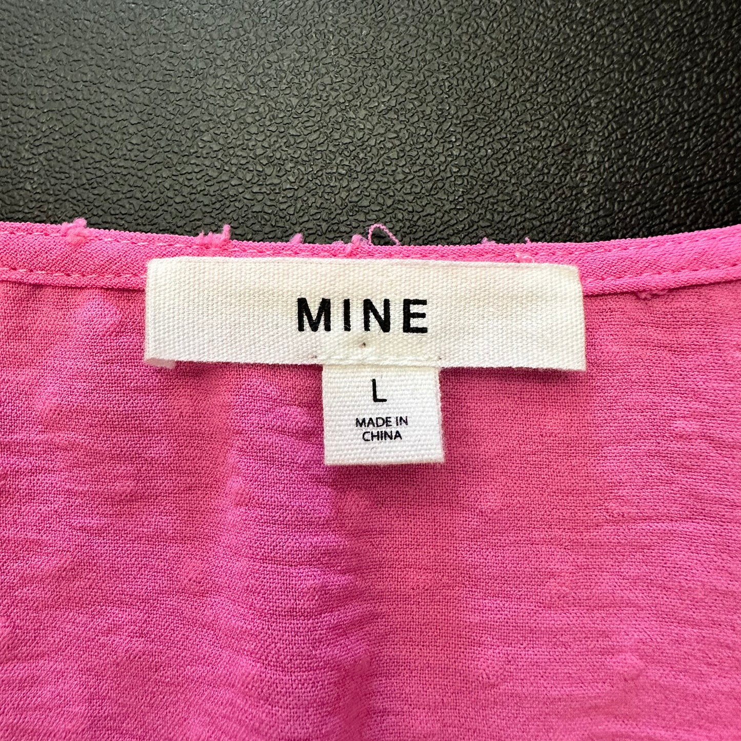 MINE PINK SWISS DOT BLOUSE 100 LARGE