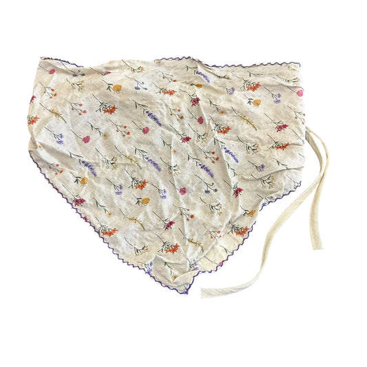 UNIVERSAL THREADS IVORY FLORAL BANDANA 58