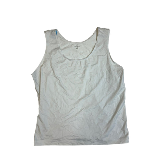 WORTHINGTON - WHITE CAMISOLE TANK 3X