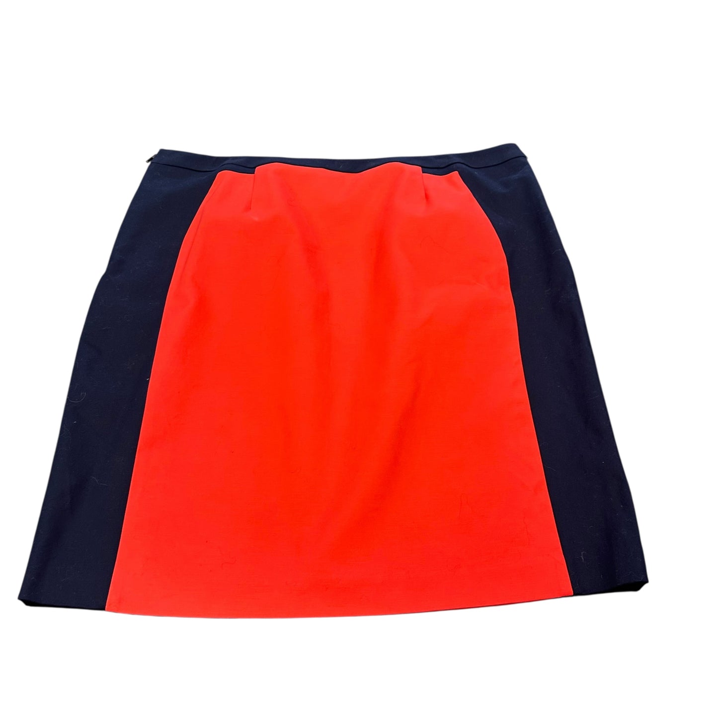 WORTHINGTON ORANGE NAVY SKIRT 100 Sz 18