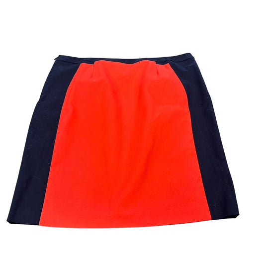 WORTHINGTON ORANGE NAVY SKIRT 100 Sz 18