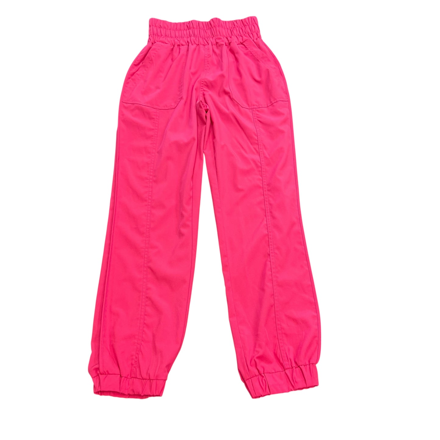 NEW IN PINK WINDBREAKER PANTS 14 SMALL