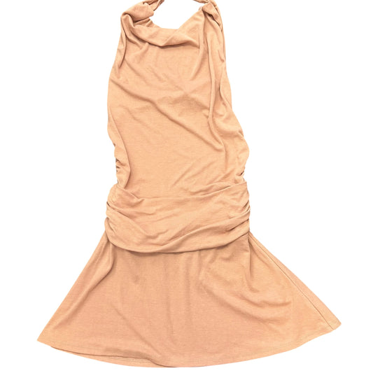 FREE PEOPLE BEACH TAN OPEN BACK DRESS NWT 249 SMALL