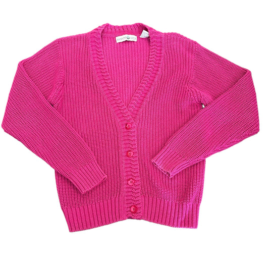 RAINBOW BRIDGE MAGENTA PINK KNIT CARDIGAN VINTAGE 289 SMALL