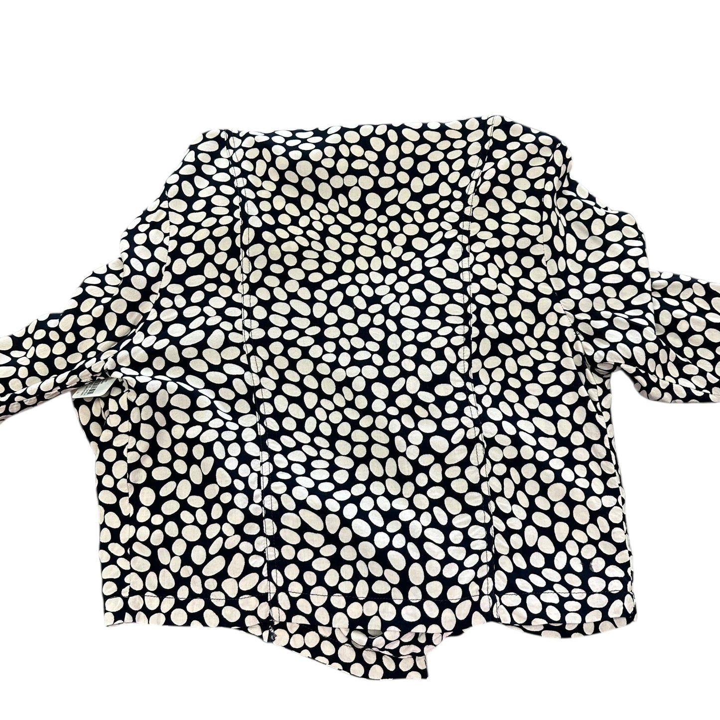 BLOOM 3/4 SLEEVE OPEN FRONT BLAZER MEDIUM