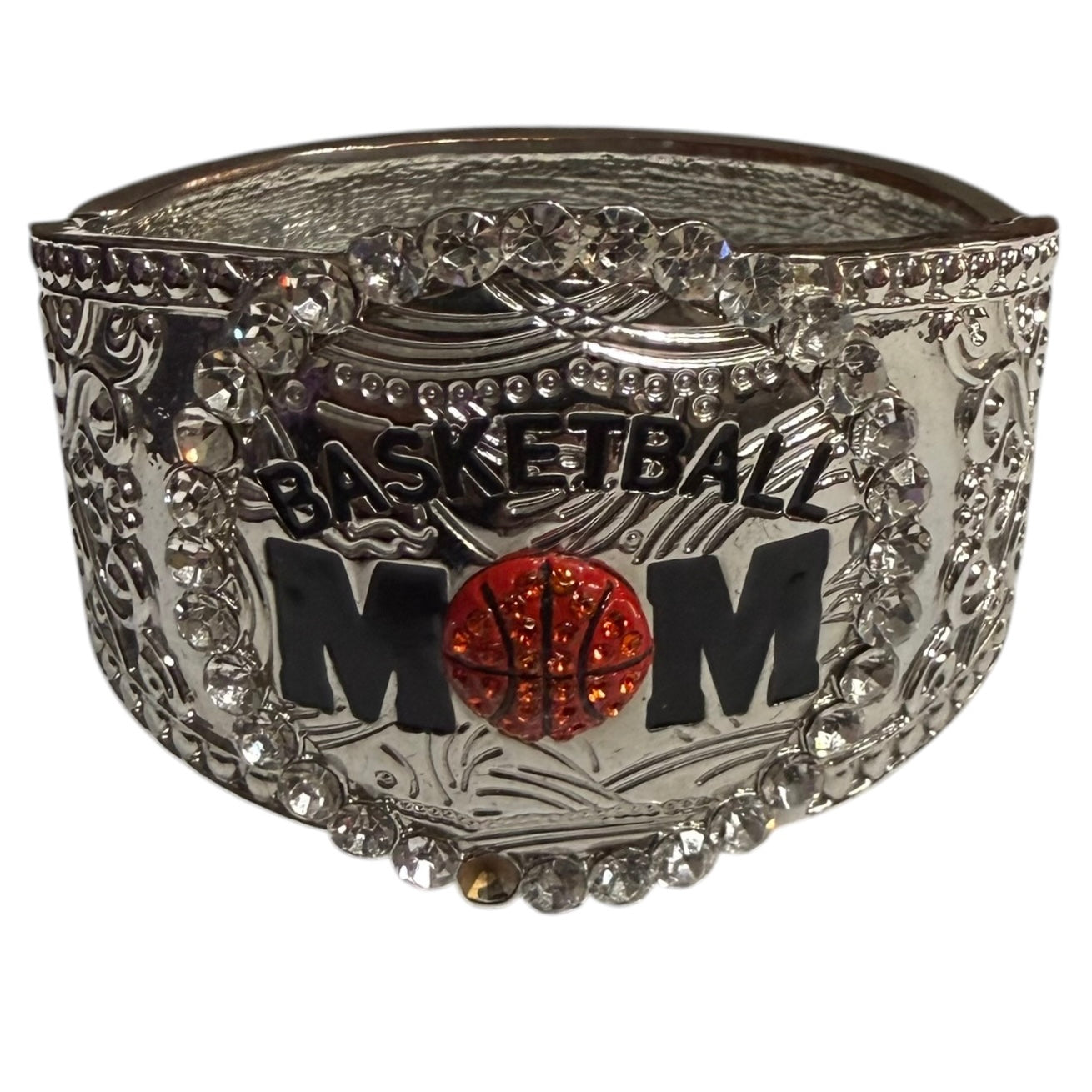 BASKETBALL MOM SILVER BRACELET 38 OS**