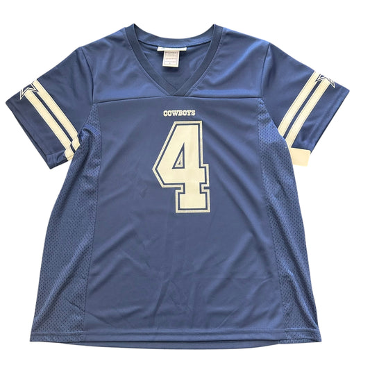 DALLAS COWBOYS NAVY 4 JERSEY 275 LARGE