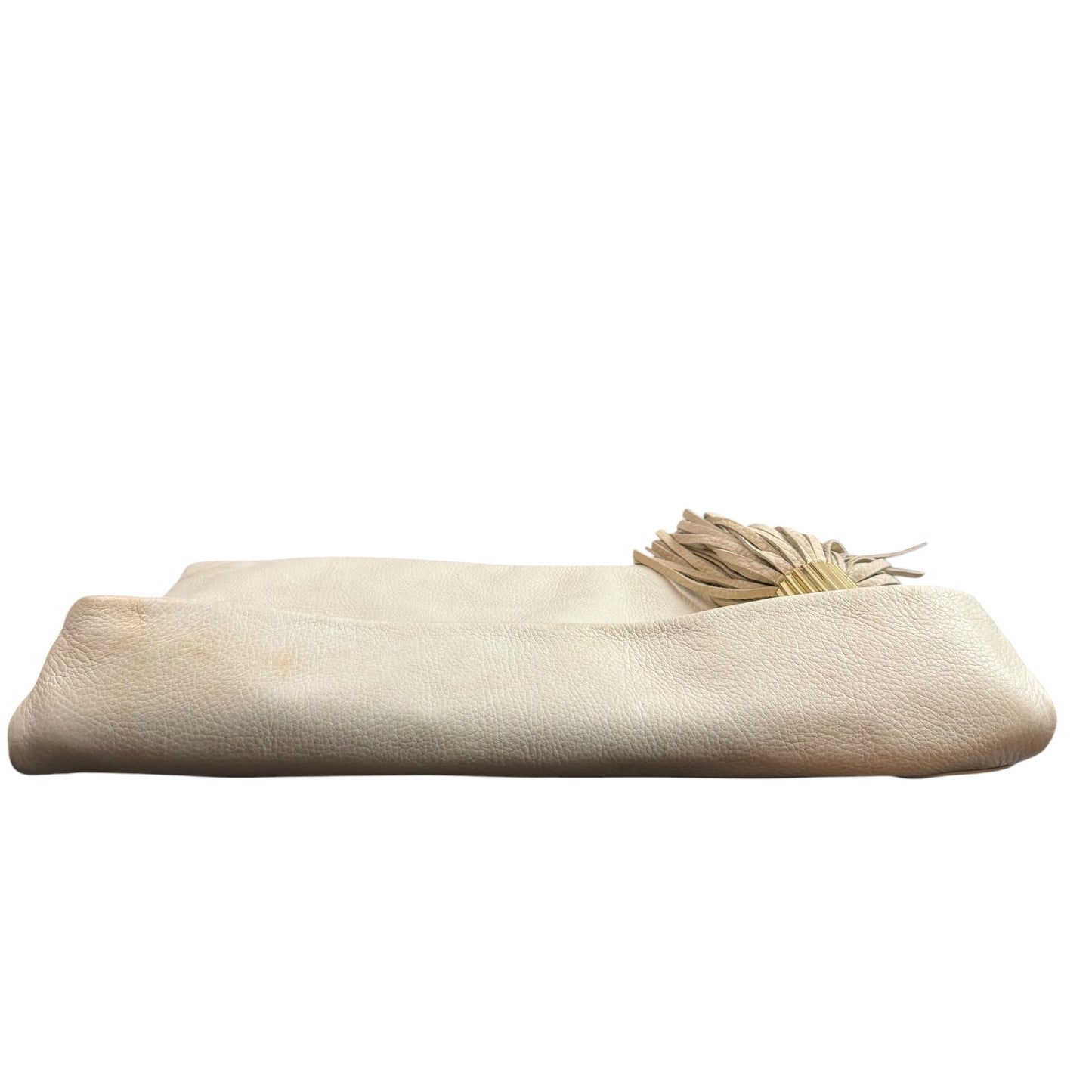 INDIA HICKS STONE TASSEL LEATHER CLUTCH 249