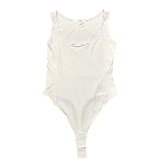 LULULEMON WHITE BODYSUIT 100 SMALL