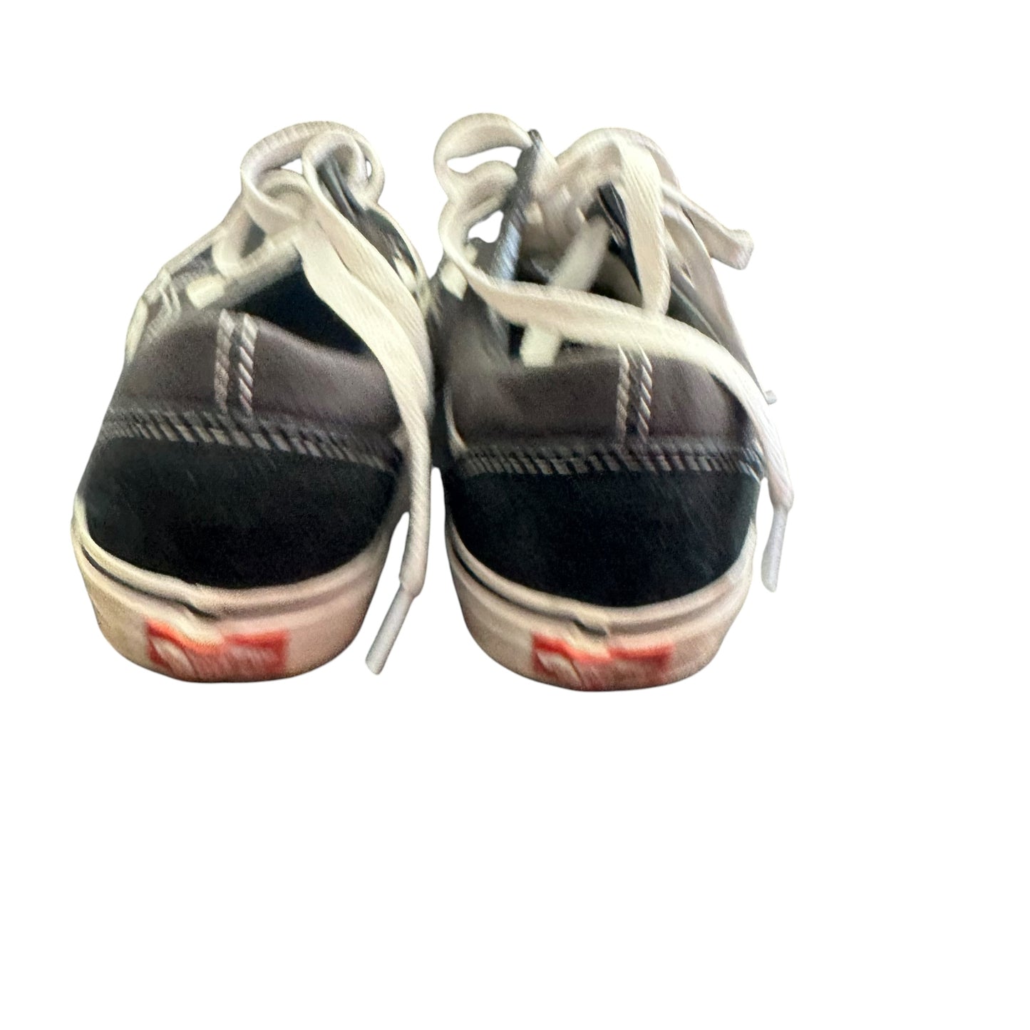 VANS BLACK SNEAKERS SUEDE CANVAS 100 SZ 7