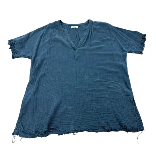 NATURAL LIFE NAVY BLOUSE 100 XL SOME WEAR