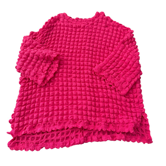 PINK BUBBLE TUNIC BLOUSE 124 MEDIUM