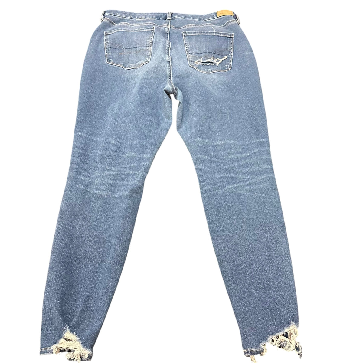 AMERICAN EAGLE THE DREAM JEAN CURVY SUPER HI RISE JEGGING 100 SZ 16 LONG **
