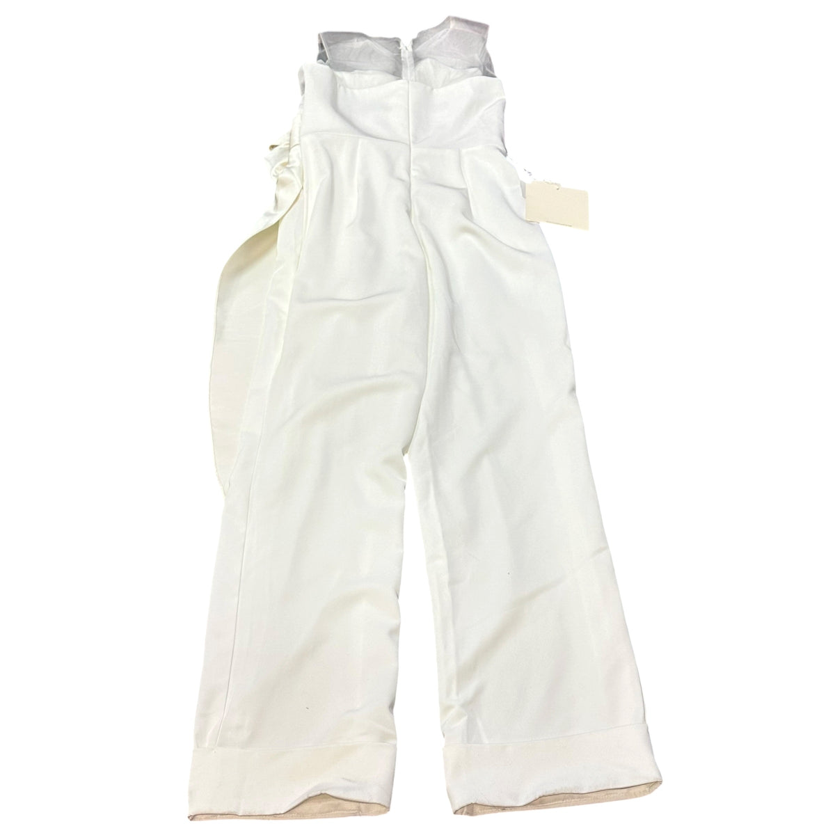 LAN TING IVORY LOTUS JUMPSUIT WEDDING GUEST 206 MEDIUM