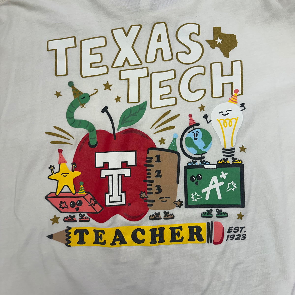 TEXAS TECH BEIGE TSHIRT 100 3XL