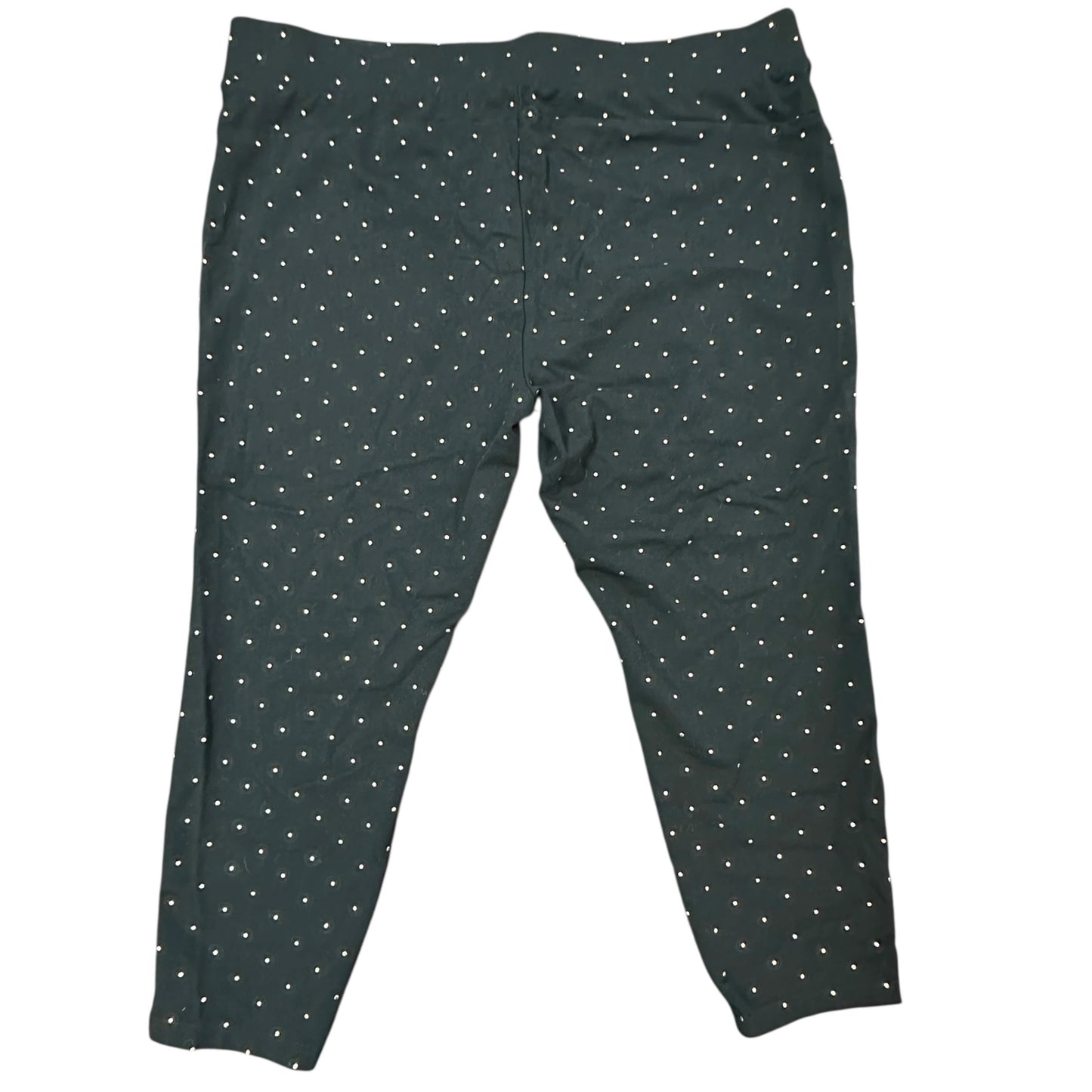 PHILOSOPHY BLACK PULL ON TROUSERS STUDDED 227 3X