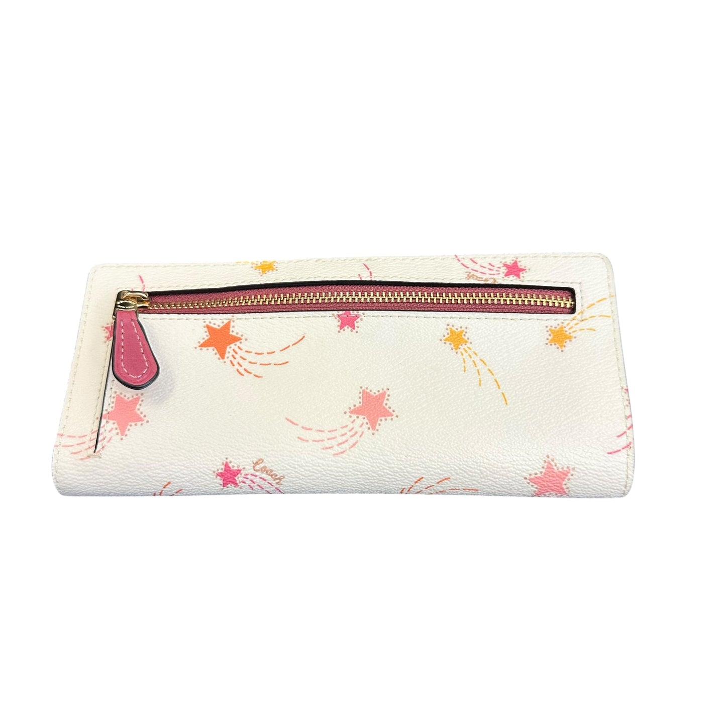 COACH BEIGE STAR WALLET 100 OS