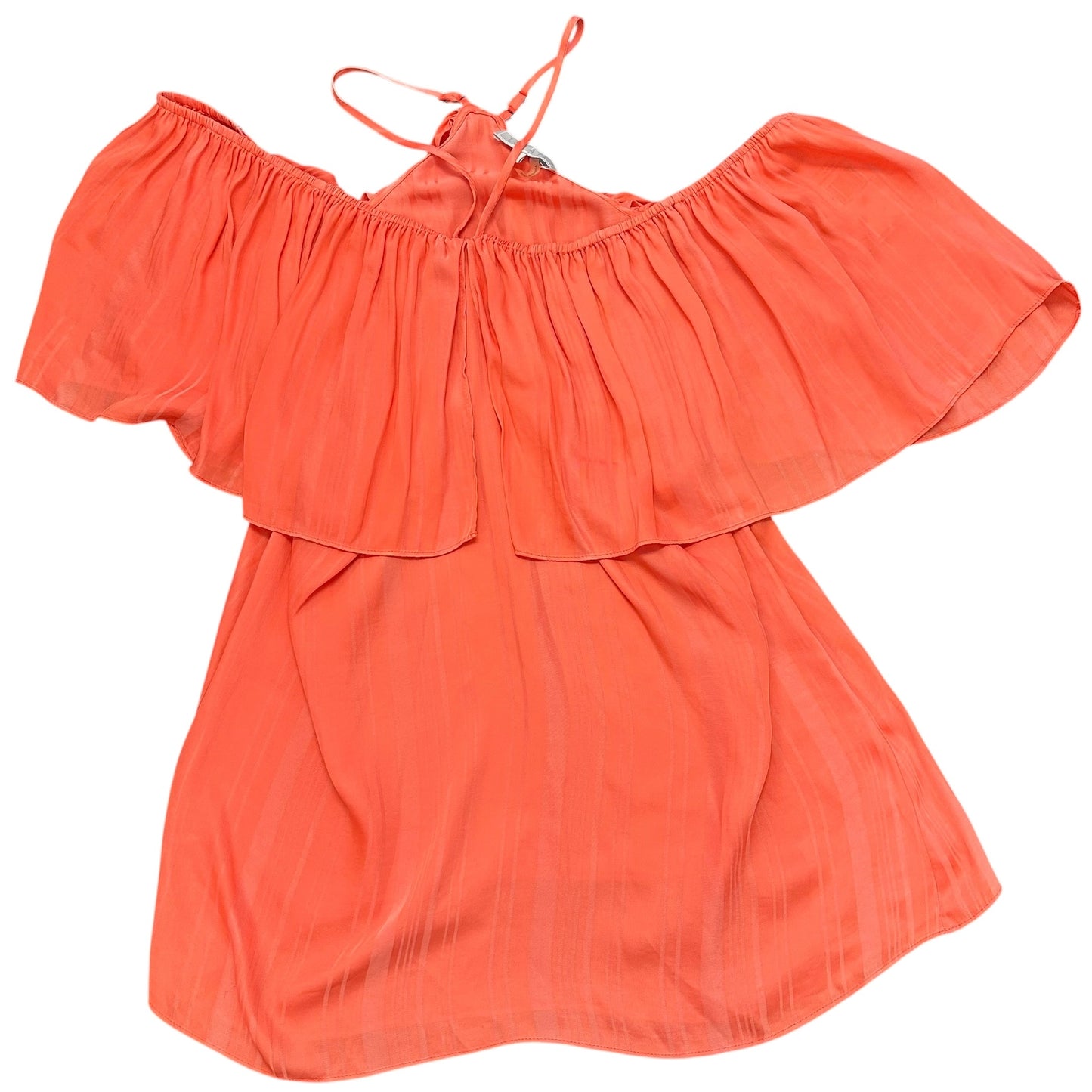 1. STATE PEACH CORAL SATIN BLOUSE NWT 249 SMALL