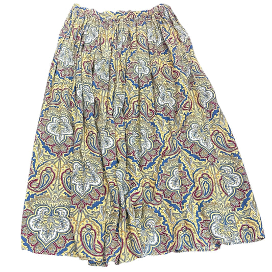 HILL COUNTRY YELLOW 90S PAISLEY SKIRT 289 SMALL