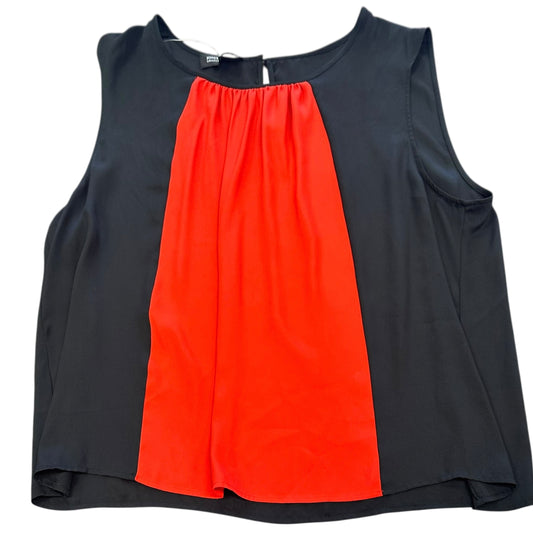 JONES NEW YORK RED BLACK BLOUSE 100 22W