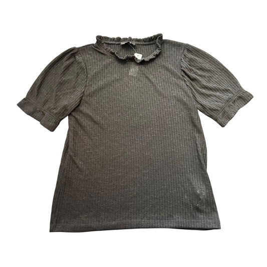 J CREW BLACK KNIT BLOUSE NWT 100 MEDIUM