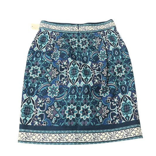 LOFT BLUE TEAL PENCIL SKIRT 264 SZ 4