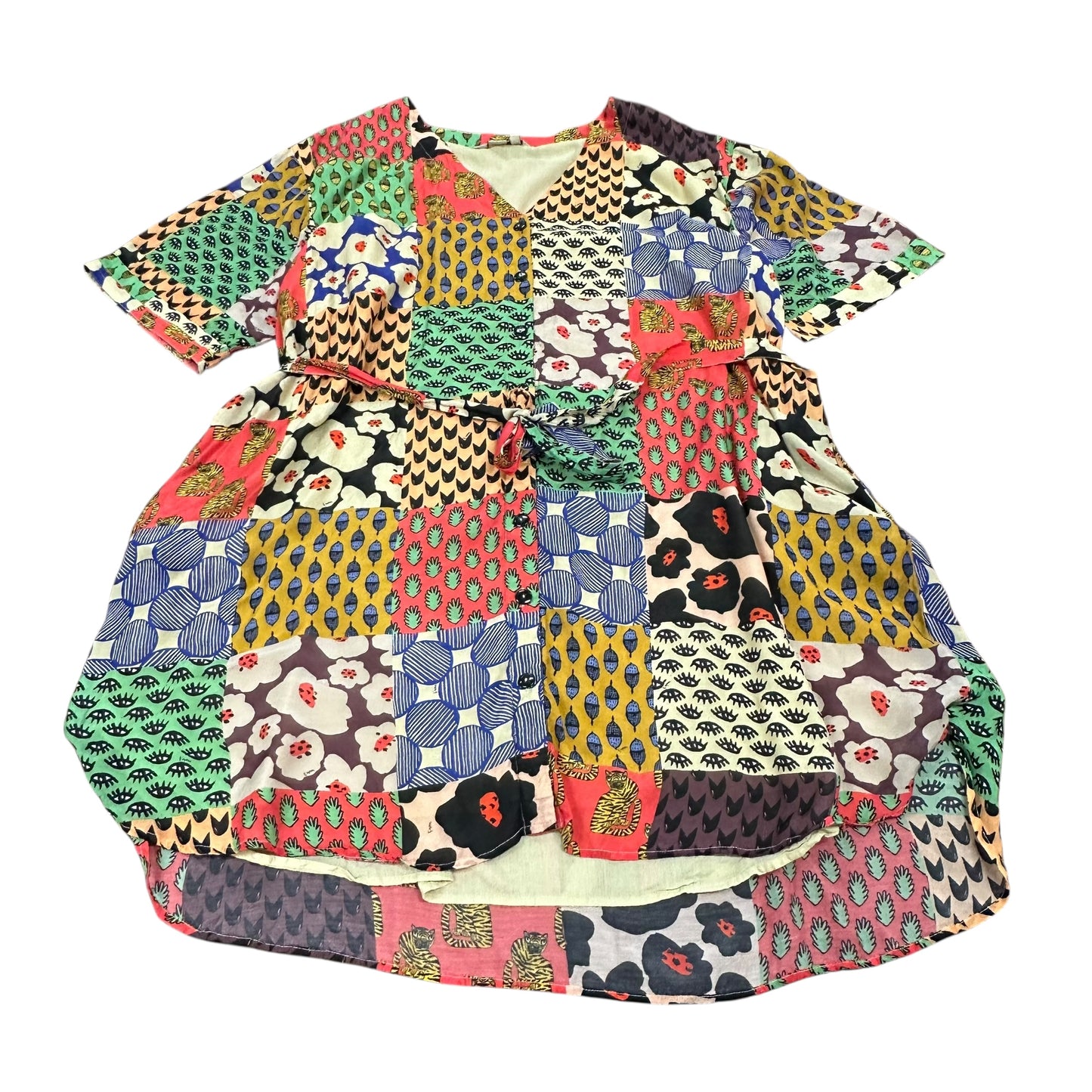 DHRUV KAPOOR PATCHWORK DRESS 123 3X