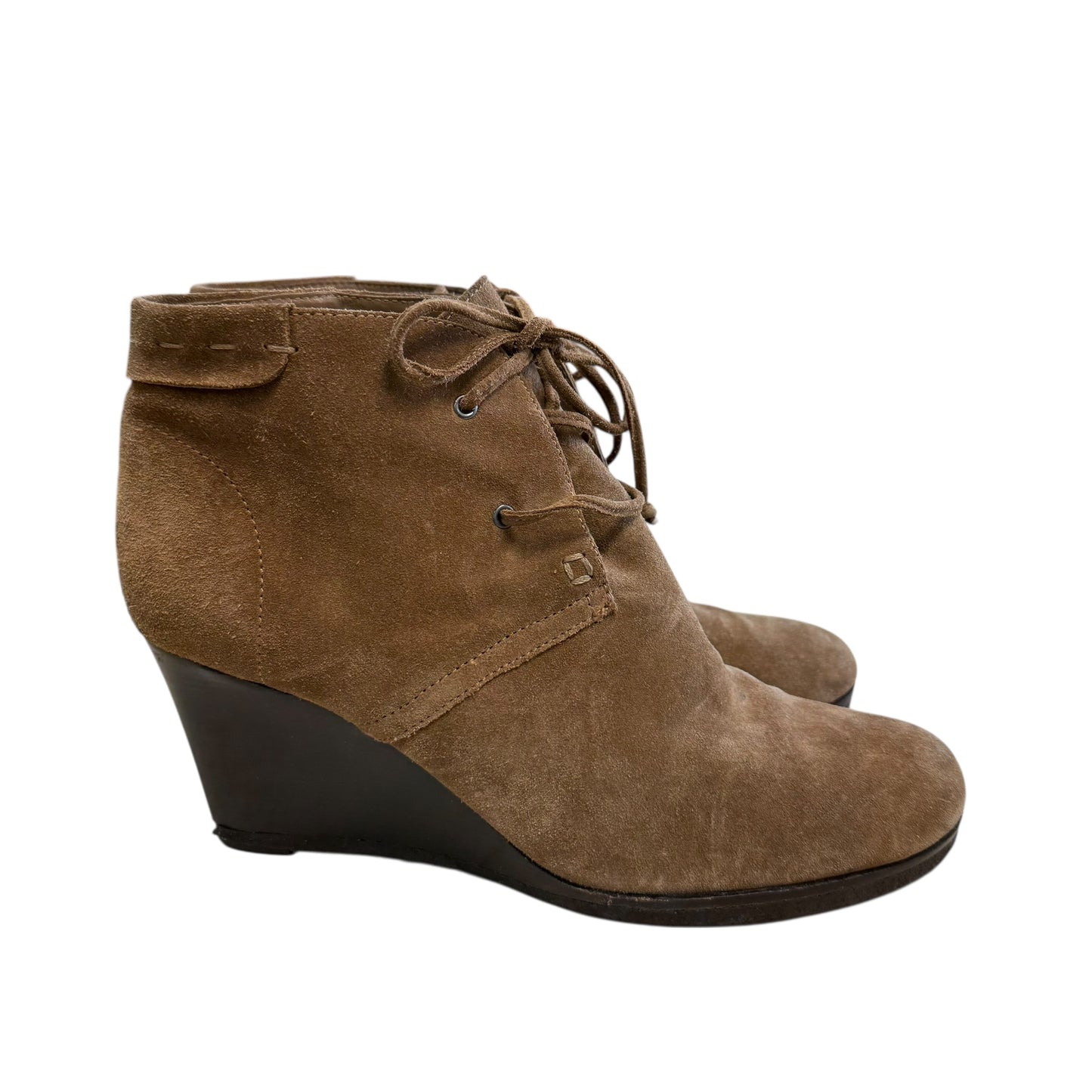 VIA SPIGA BROWN SUEDE LEATHER BOOTIES 219 SZ 9.5
