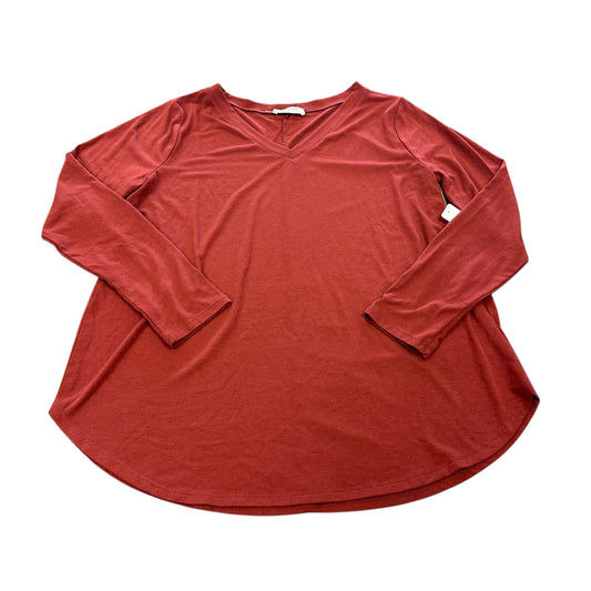 ZENANA RUST SHIRT 125 1X