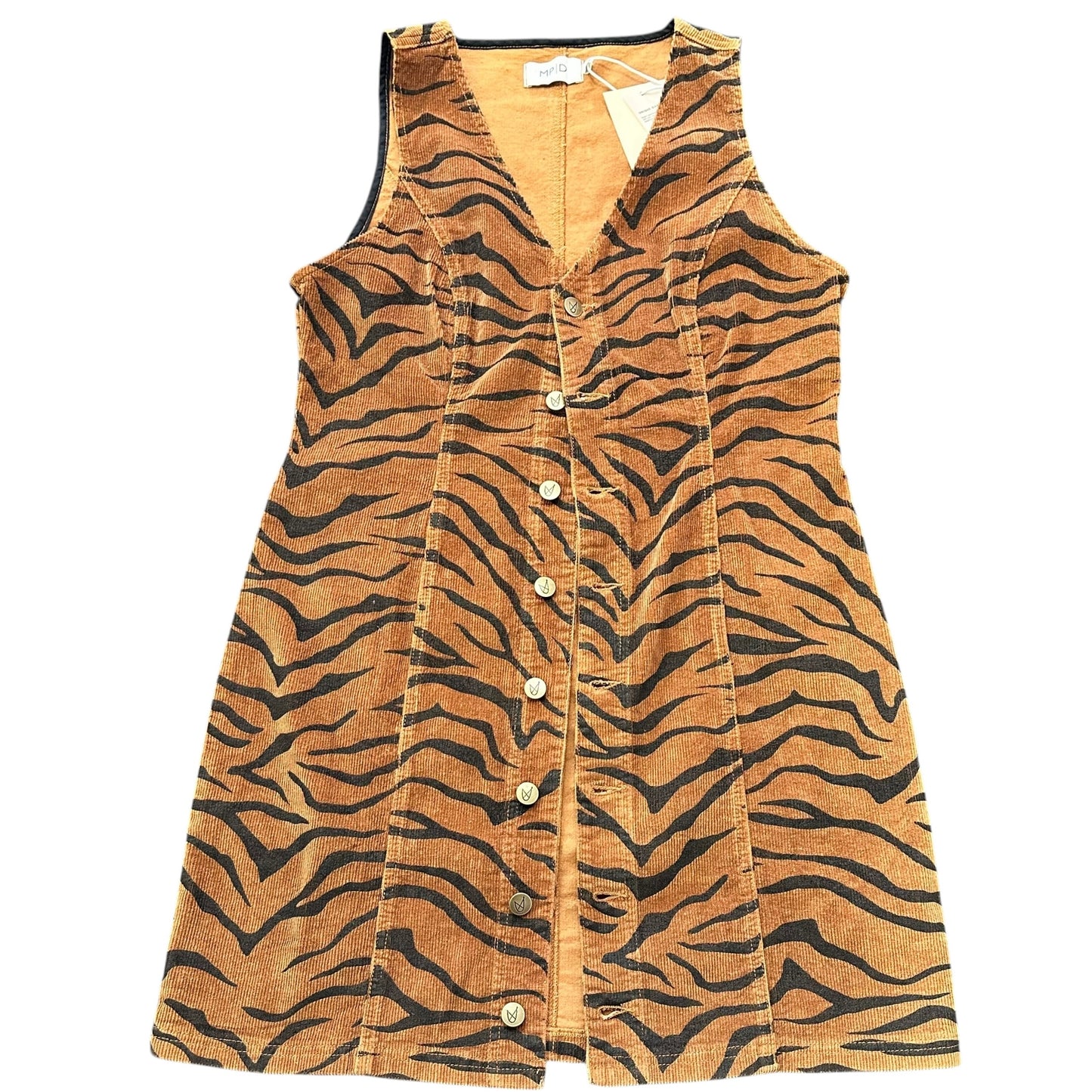 MPD WILD WOMAN ANIMAL PRINT MINI DRESS NWT 100 LARGE