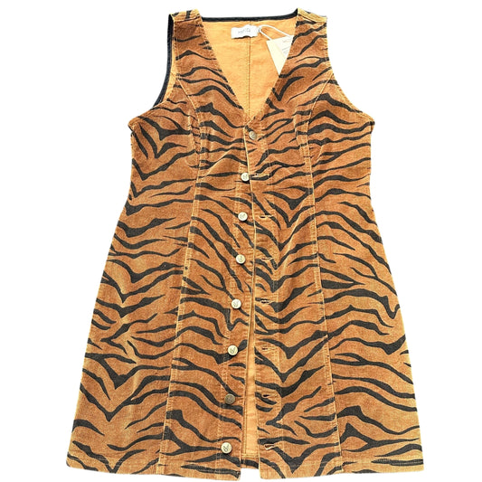 MPD WILD WOMAN ANIMAL PRINT MINI DRESS NWT 100 LARGE