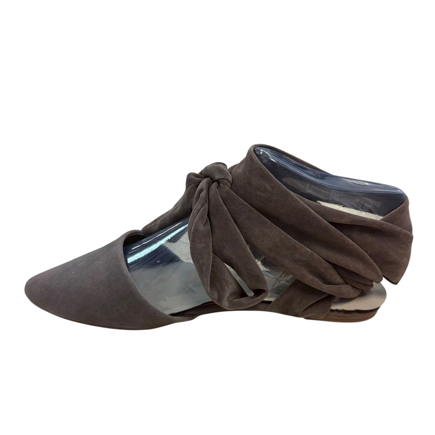 BAMBOO TAUKIS TAUPE FLATS WRAP ANKLE NEW 241 SZ 9