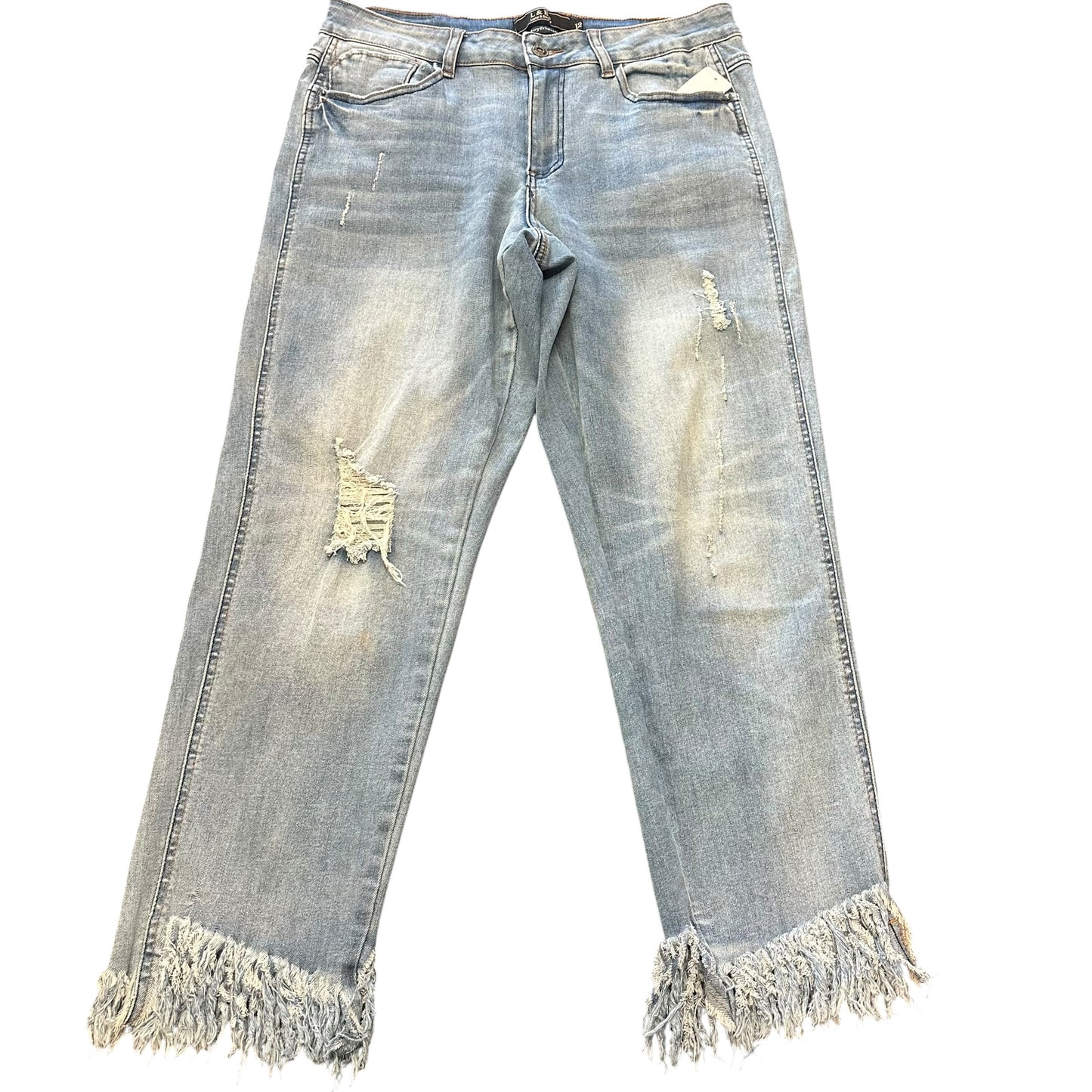 L&B BOYFRIEND DENIM JEANS BLUE 169 SIZE 12