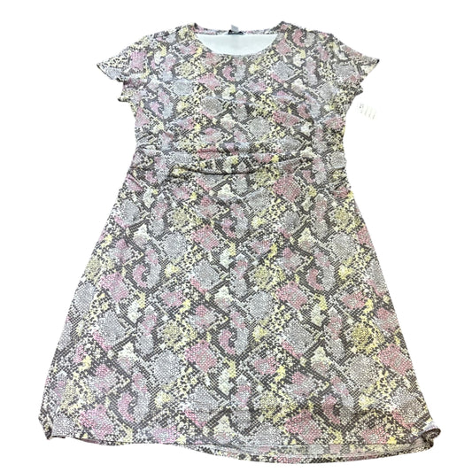 NINE WEST SNAKESKIN COLORFUL DRESS 232 LARGE
