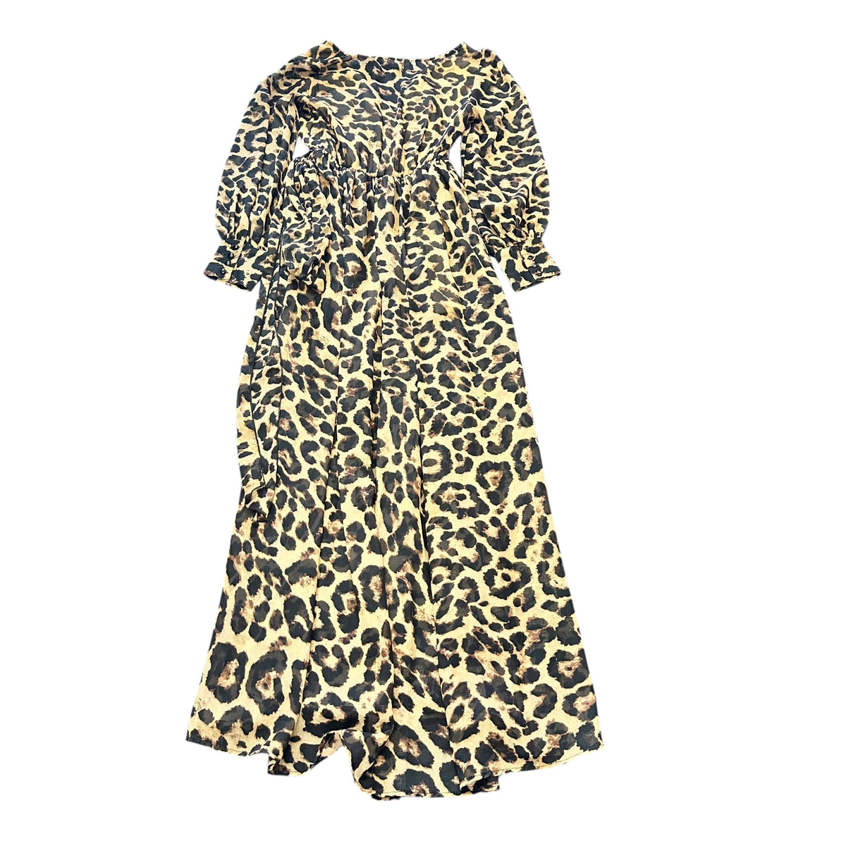 DRESS DAY ANIMAL PRINT FULL LENGTH DRESS NWT 247 SMALL