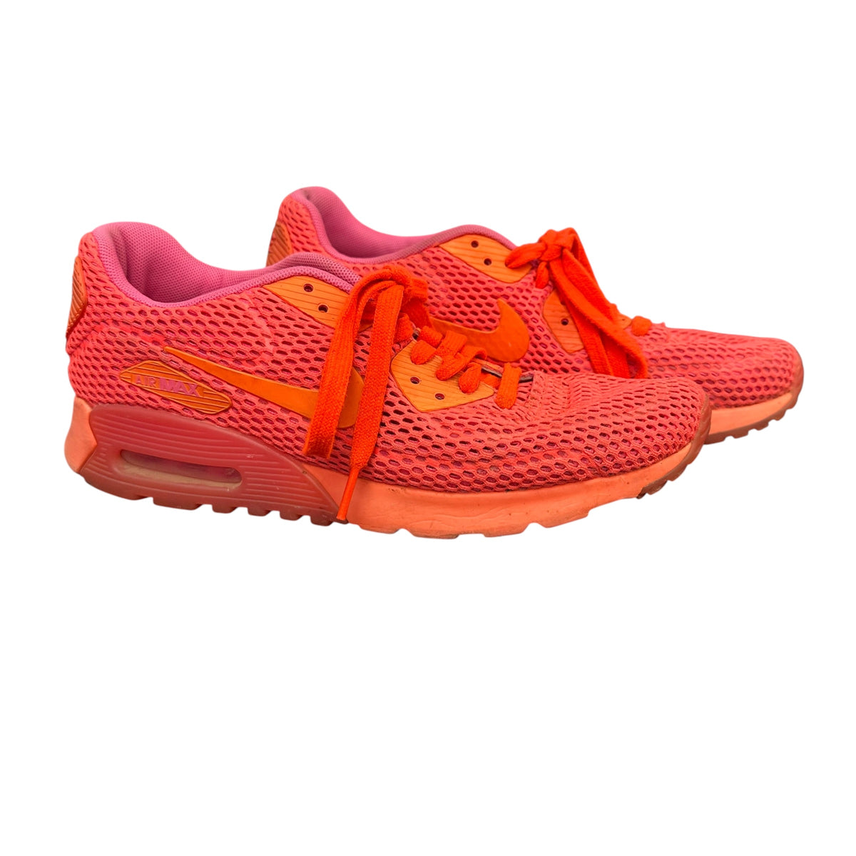 NIKE AIR MAX 90 ULTRA BR SNEAKERS CRIMSON PINK 143 SZ 9.5
