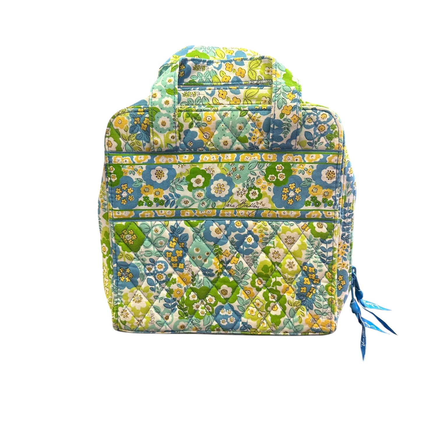 VERA BRADLEY ENGLISH MEADOW TECH ORGANIZER TOTE 258 EUC