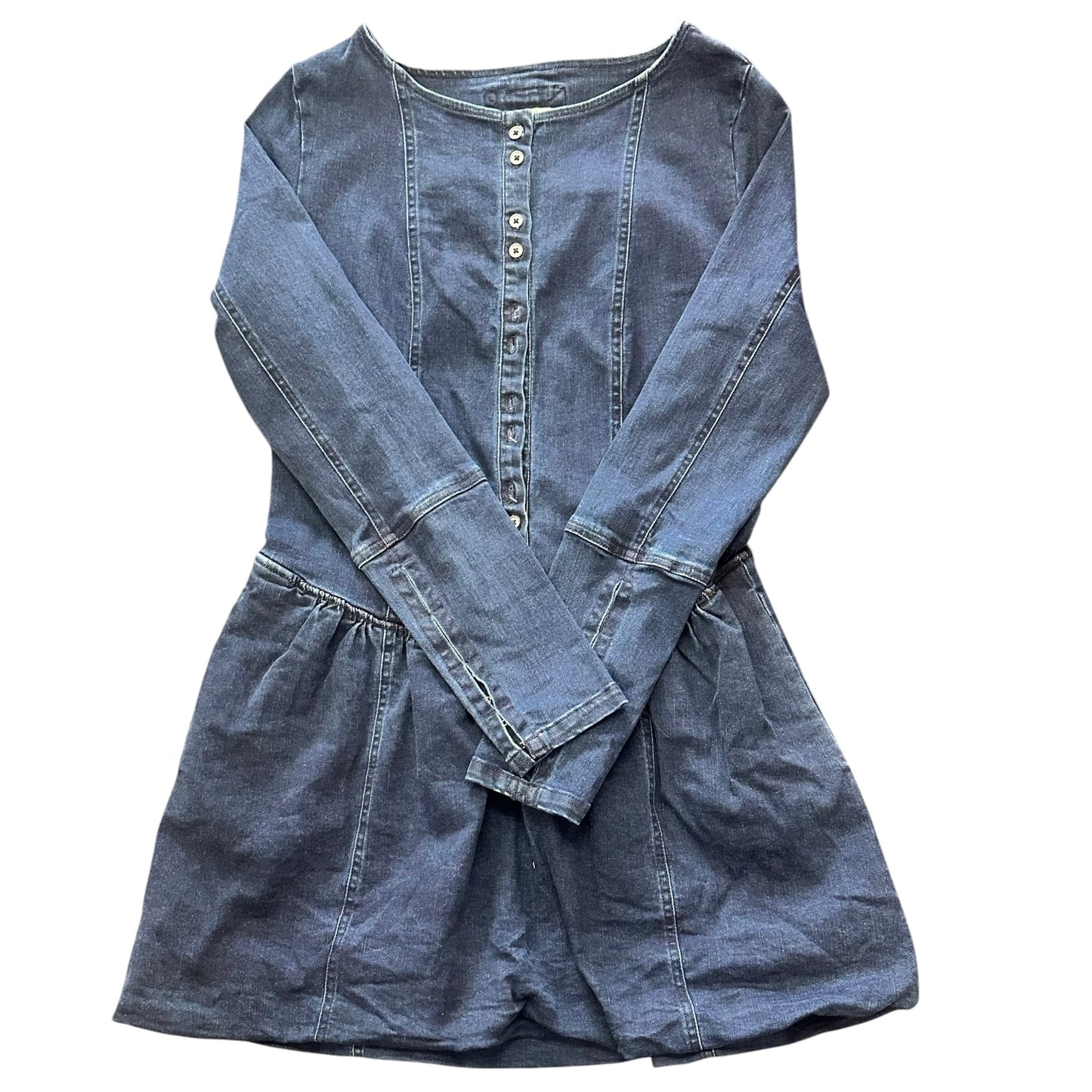 WE THE FREE FREE PEOPLE KENT DRESS BLUE DENIM NWT 26 LARGE