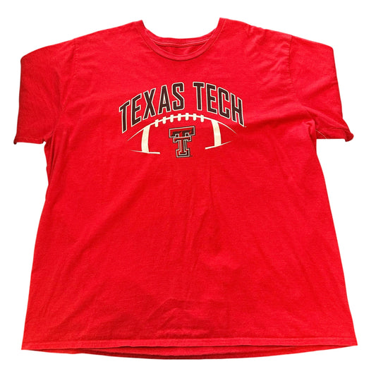 CHAMPION RED TEXAS TECH FOOTBALL T-SHIRT 57 3XL