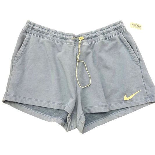 NIKE BLUE SHORTS SWEATSHIRT MATERIAL 100 MEDIUM
