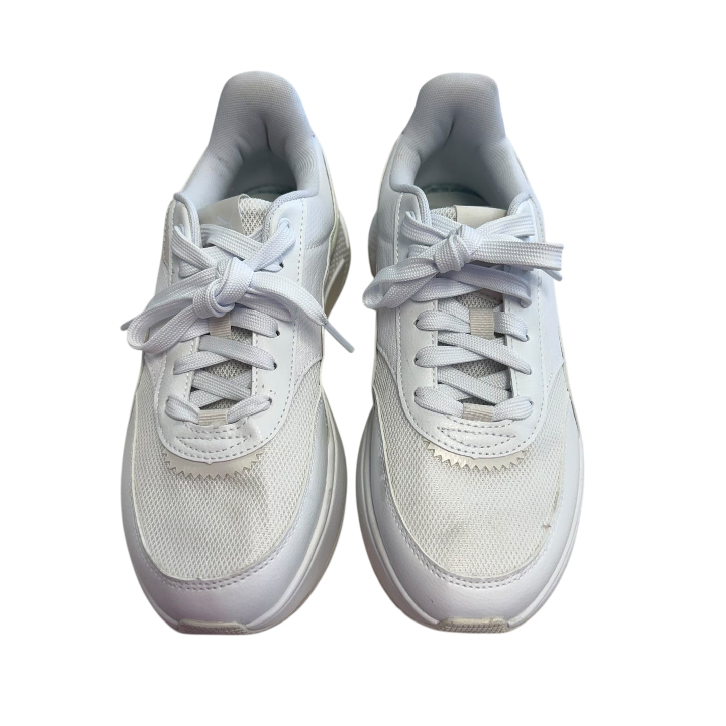 PUMA R78 DISRUPT LT SNEAKERS WHITE SOFT FOAM OPTIONAL COMFORT 100 SZ 8.5
