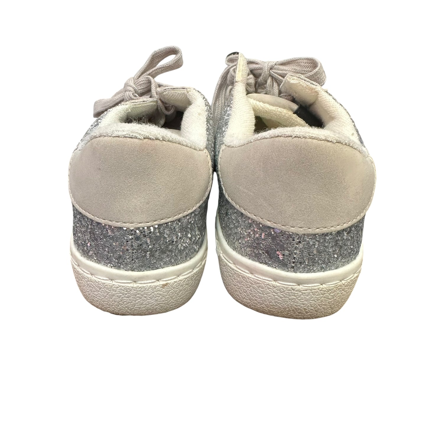 NOBO SILVER GLITTER SNEAKERS 219 SZ 9