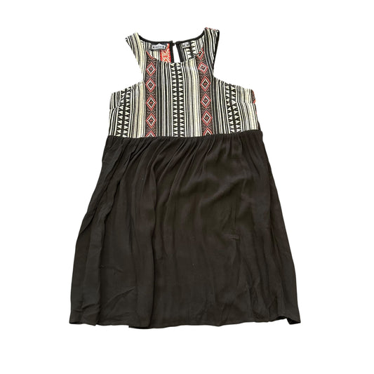 ANGIE BLACK BOHO EMBROIDERED DRESS 239 MEDIUM